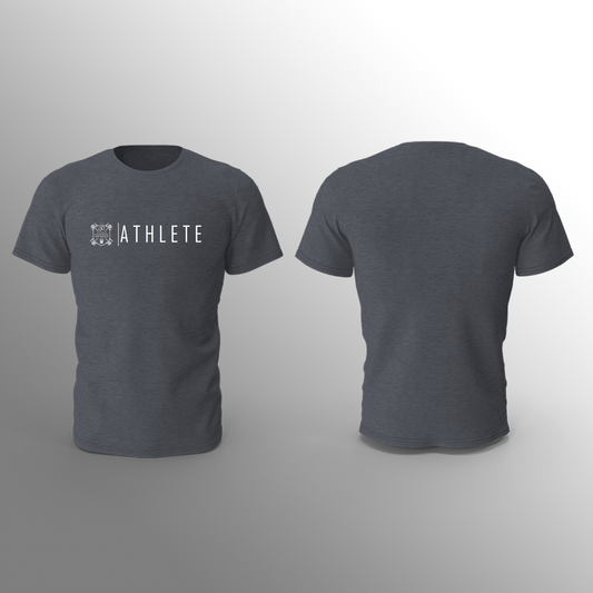 Fitness Infurno - T-Shirt - Athlete - Charcoal - White Print