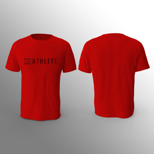 Fitness Infurno - T-Shirt - Athlete - Red - Black Print
