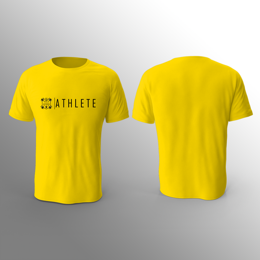Fitness Infurno - T-Shirt - Athlete - Yellow - Black Print