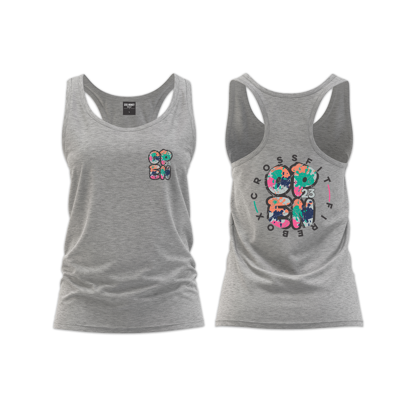 CrossFit Firebox - Ladies Vest - Grey - Open 2023