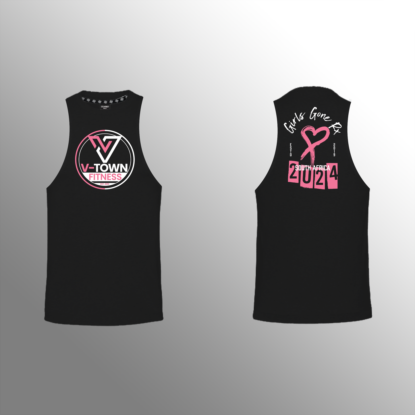 GGRX - Muscle Tank - Ladies - Pink Design 2024