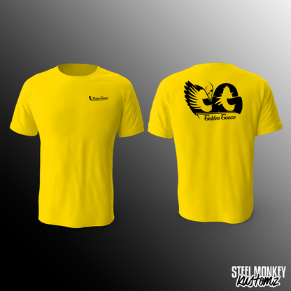 Golden Goose - Tshirt - Yellow - Brushed Spandex