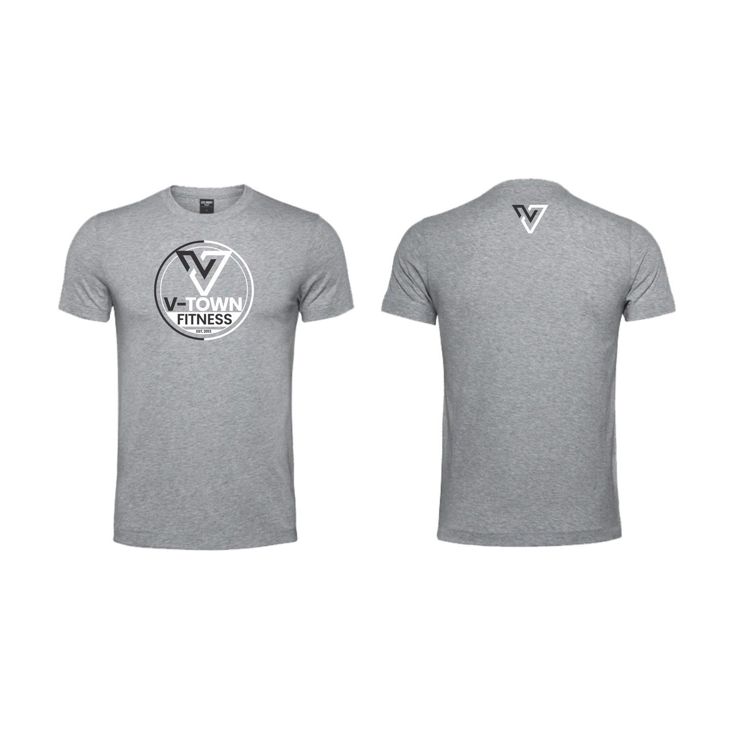 V-Town Fitness - Grey T-shirt - Fitness