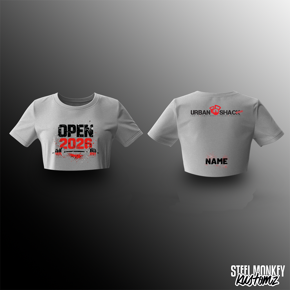 Urban Shack Open - T-Shirts -  Ladies - Crop Top - 2026