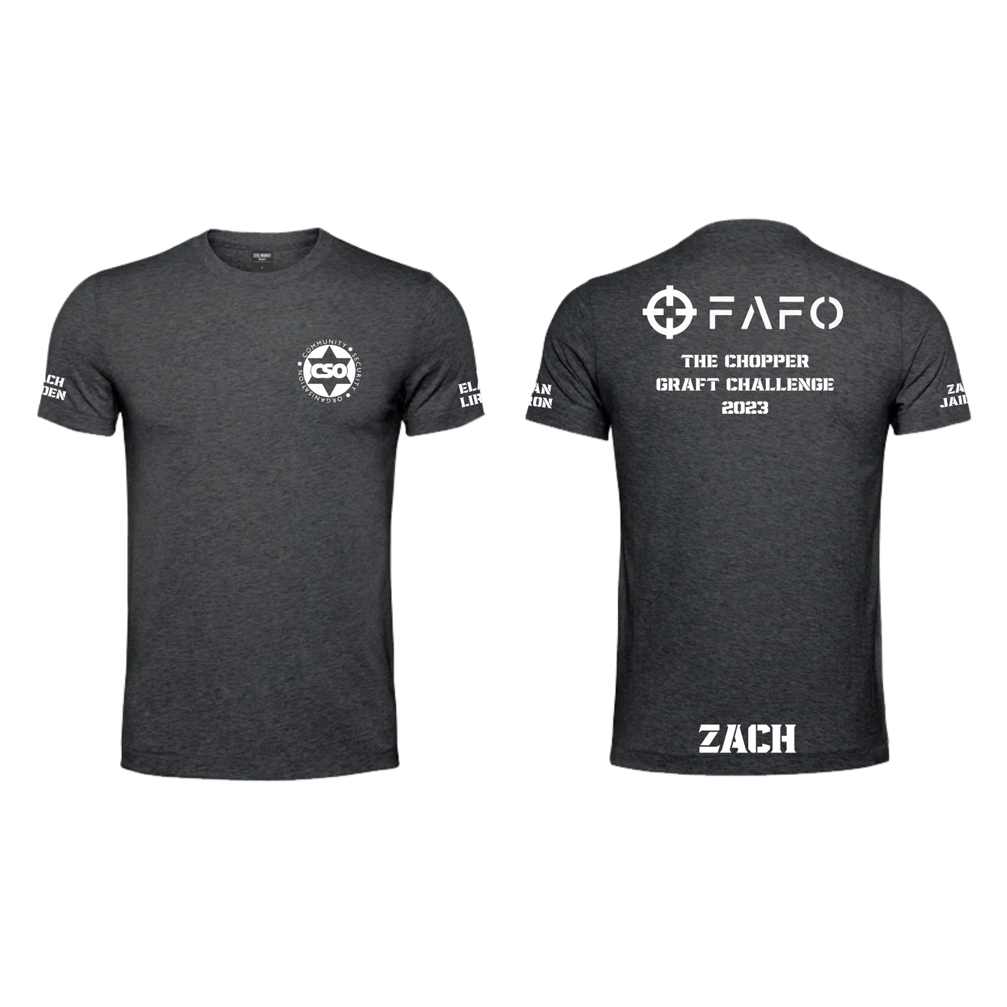 Graft Games - FAFO - Charcoal - Tshirt - Zach