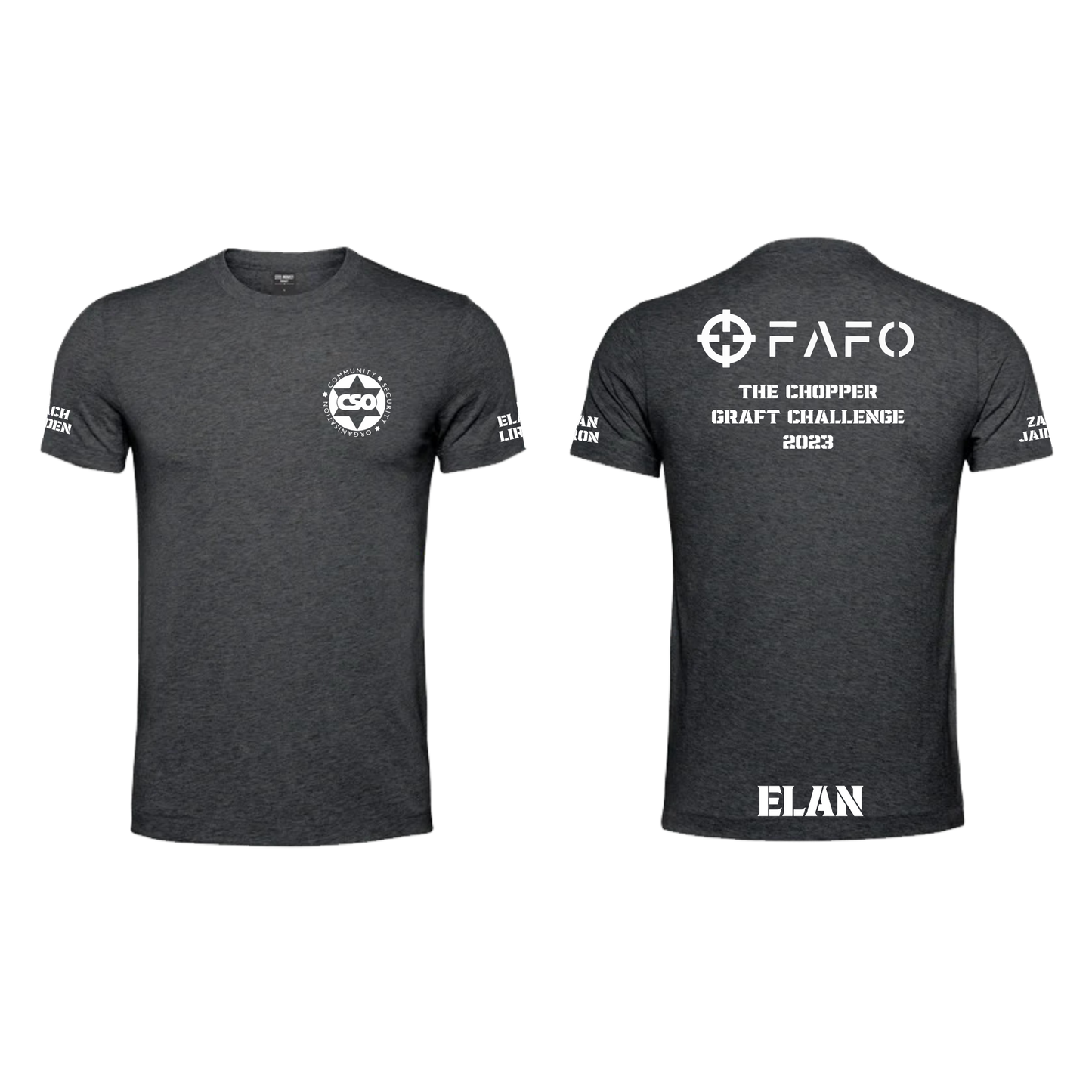 Graft Games - FAFO - Charcoal - Tshirt - Elan