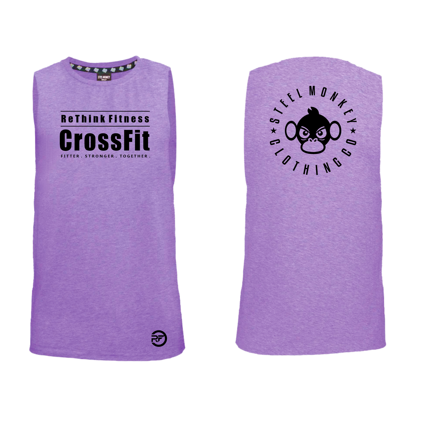 Rethink Fitness Crossfit - Muscle Tanks - Indigo