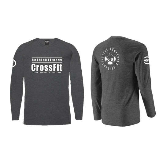 Rethink Fitness Crossfit - Unisex Longsleeve - Charcoal