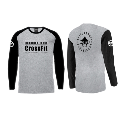 Rethink Fitness Crossfit - Unisex Longsleeve - Black & Grey