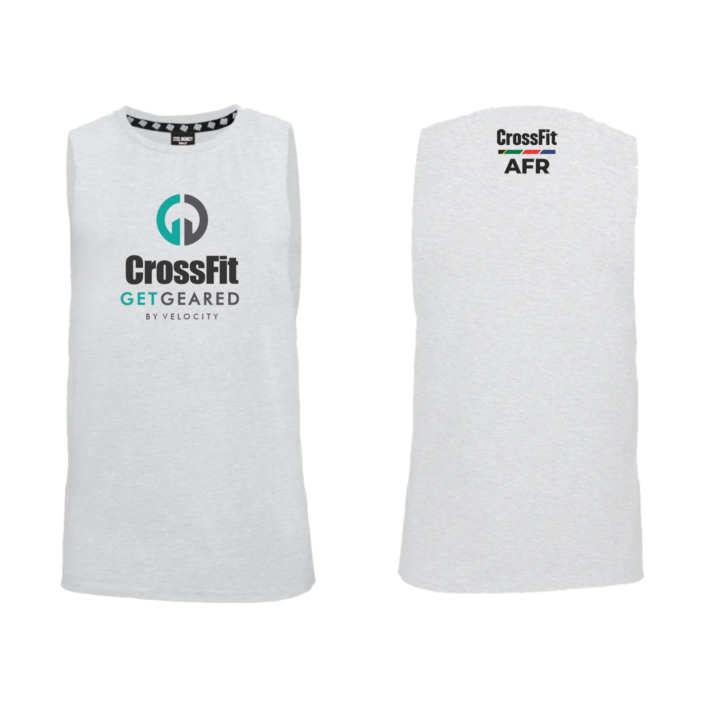 CF Get Geared - Ladies Muscle Tanks - Chest Prints