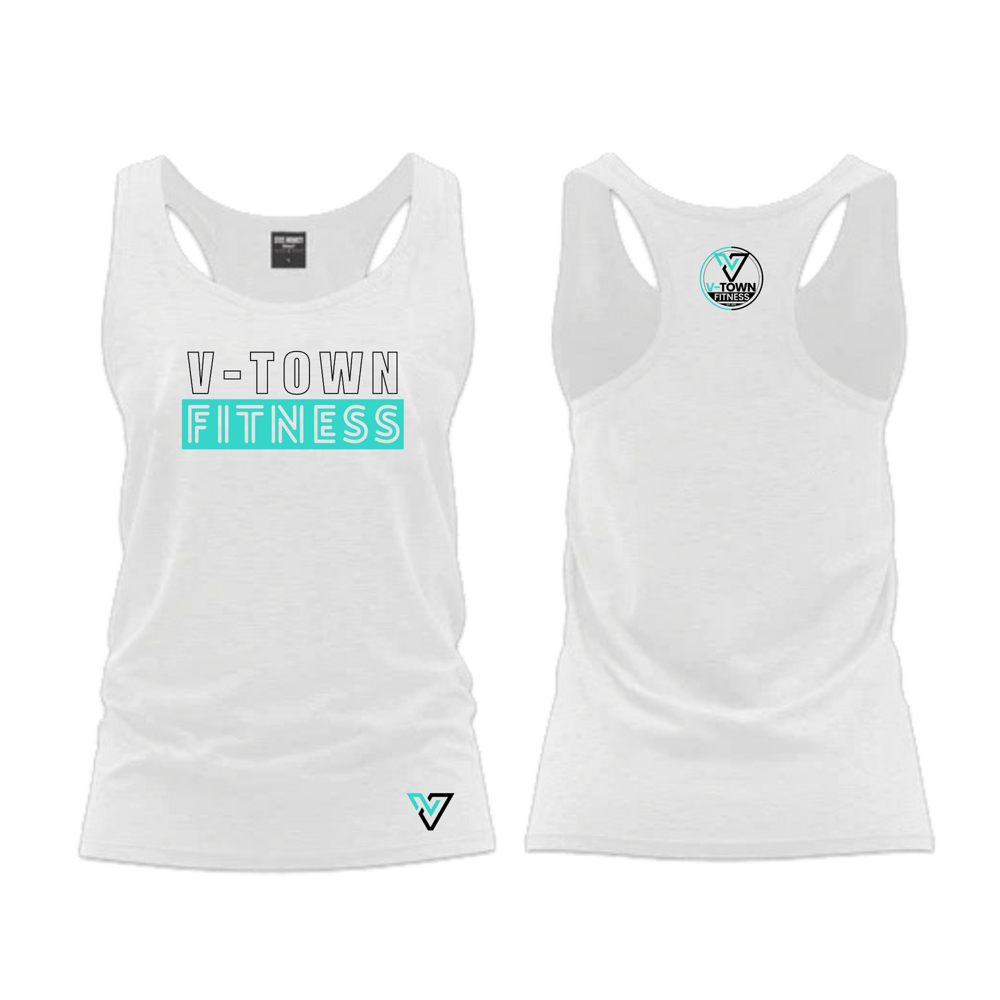 V-Town Fitness - Battle Shirt - Ladies Vest