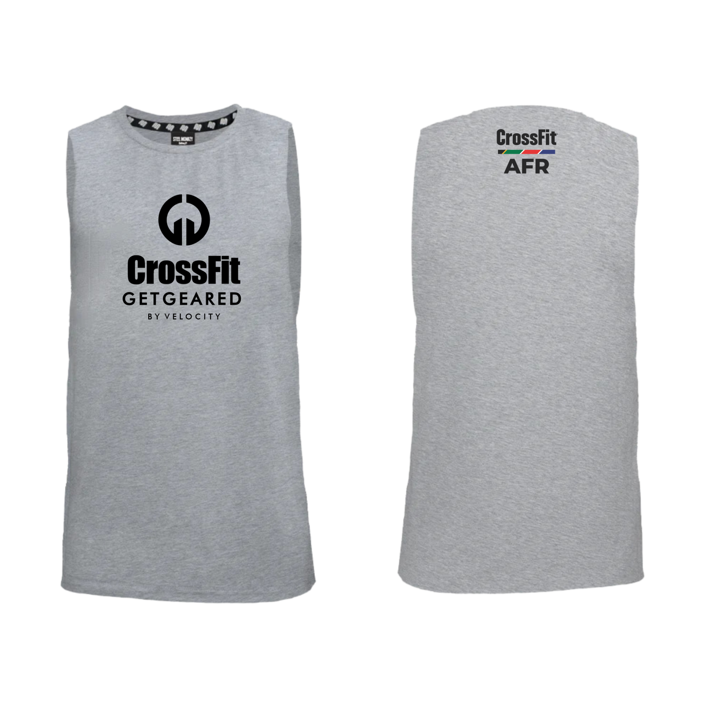 CF Get Geared - Men Muscle Tanks - Chest Prints
