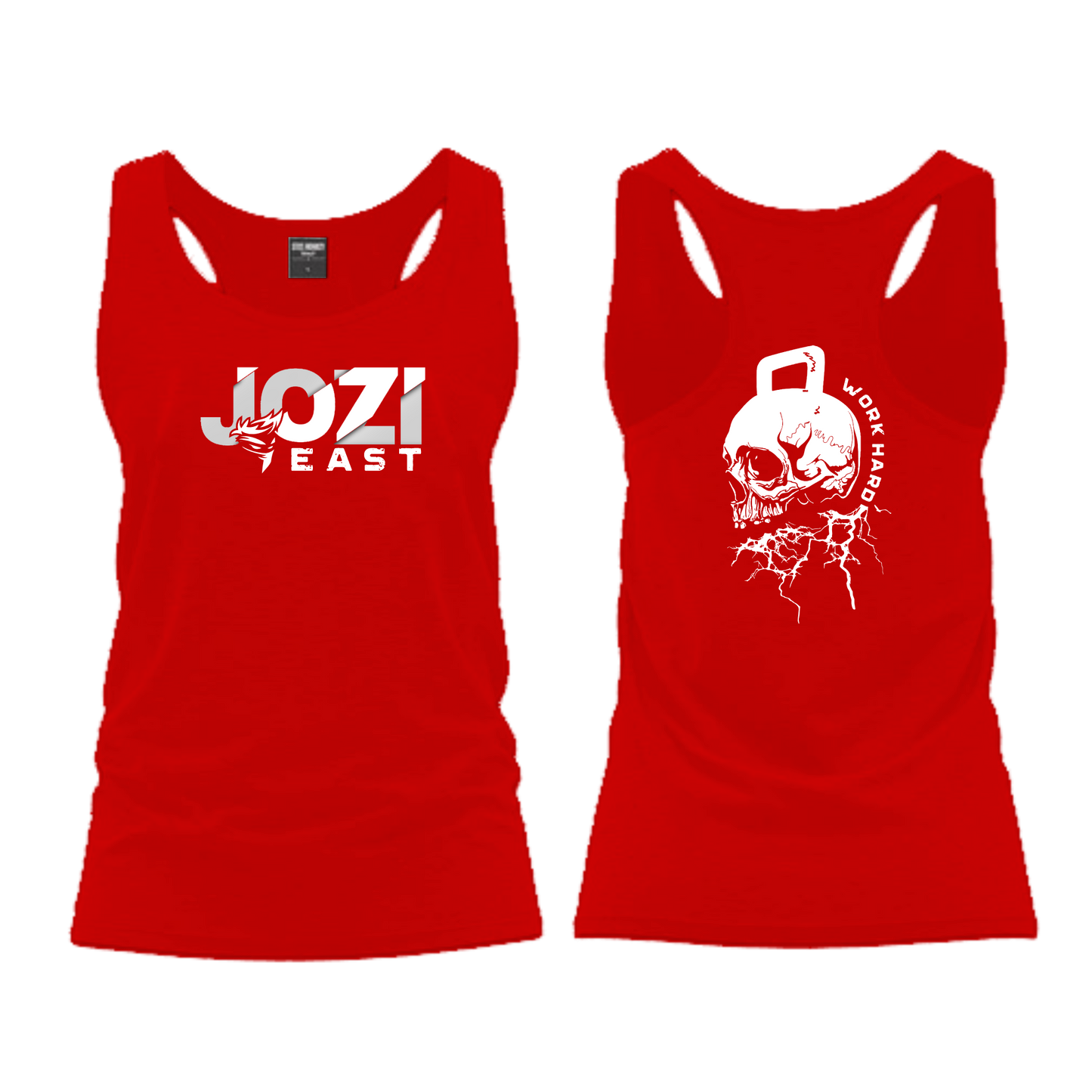 Jozi East - Ladies Vest - Black - Work Hard Bigger