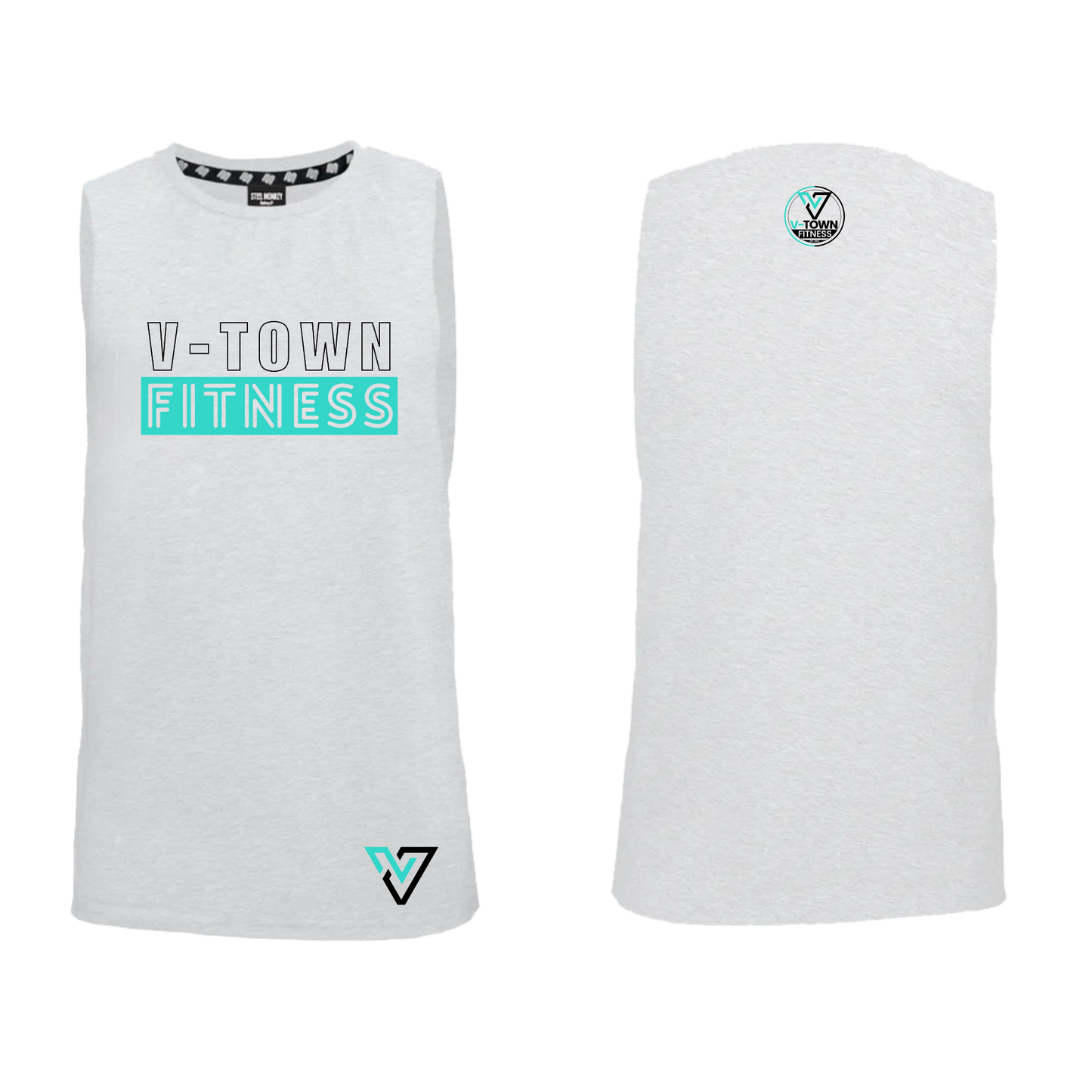 V-Town Fitness - Battle Shirt - Ladies Muscle Tanks