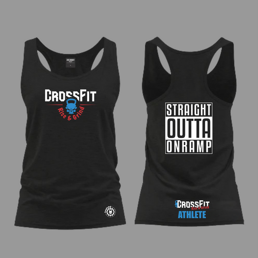 Crossfit RAG - Ladies Vest - Straight Outta Onramp - Black