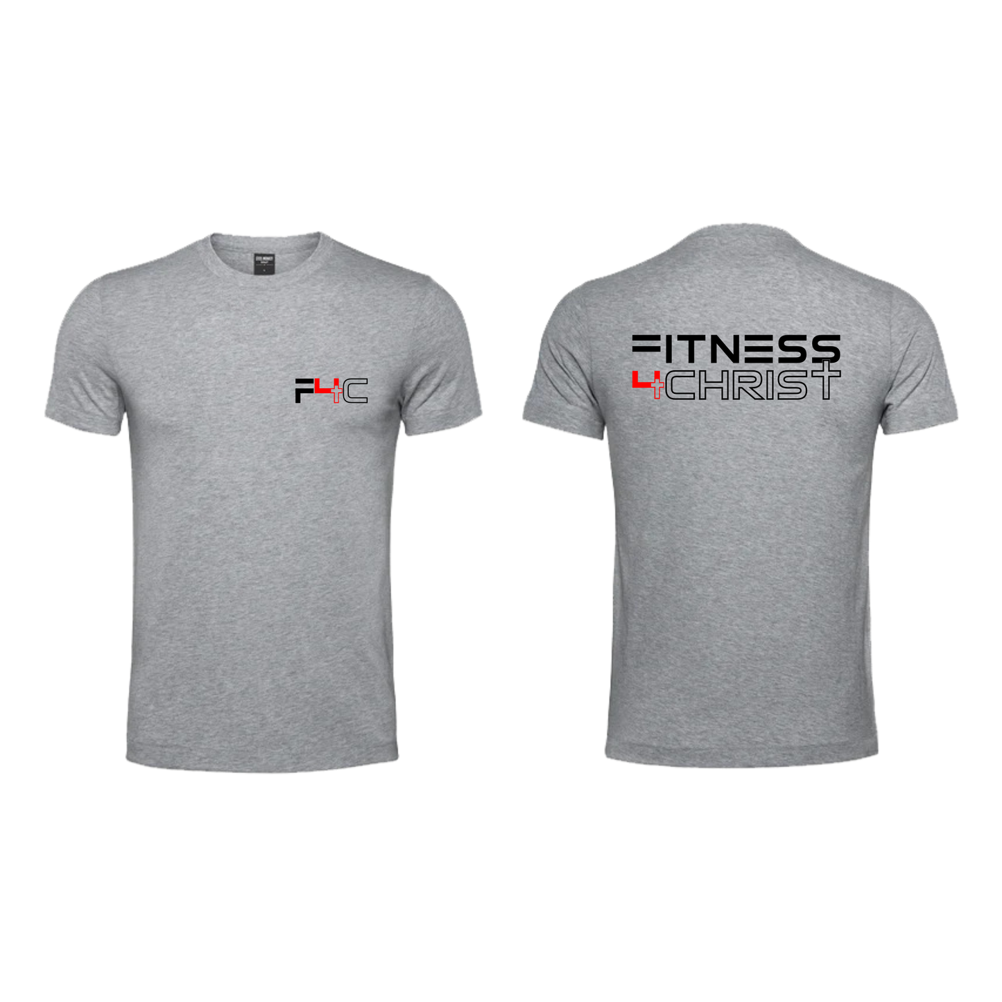 Fitness 4 Christ - Outlined - Light Grey