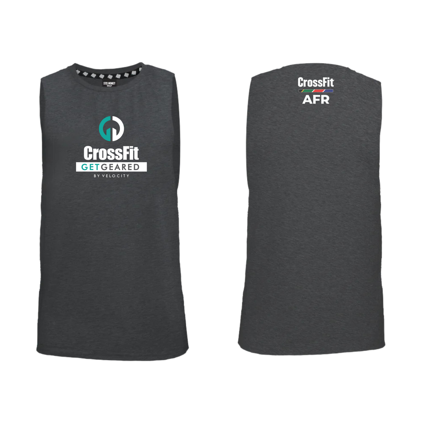 CF Get Geared - Ladies Muscle Tanks - Chest Prints