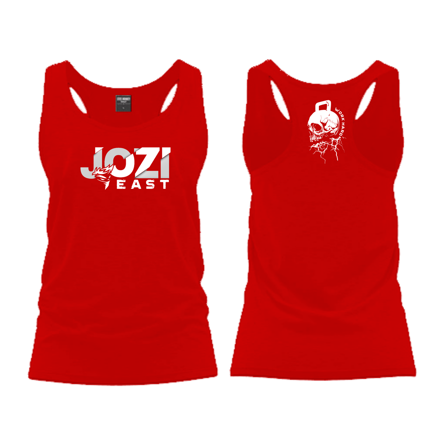 Jozi East - Ladies Vest - Black - Work Hard