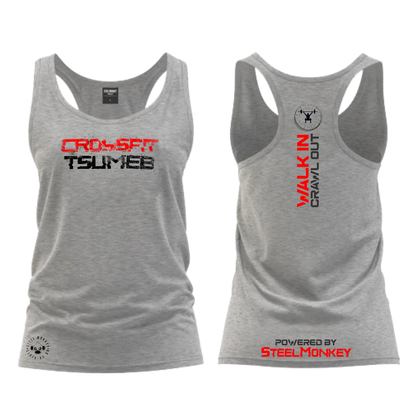 CF Namibia - Ladies Vest - Crossfit Tsumeb - Red&Black