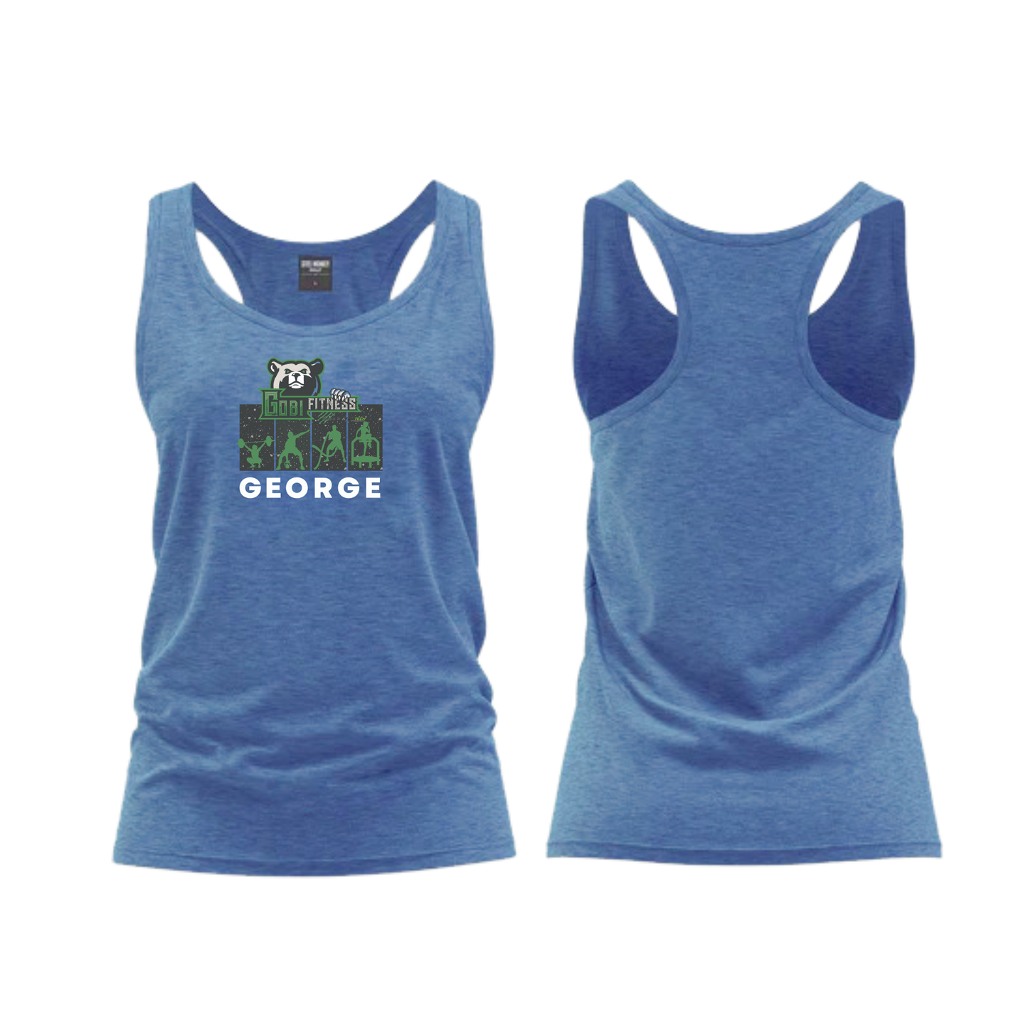 Gobi Fitness - Ladies Vest - Blue