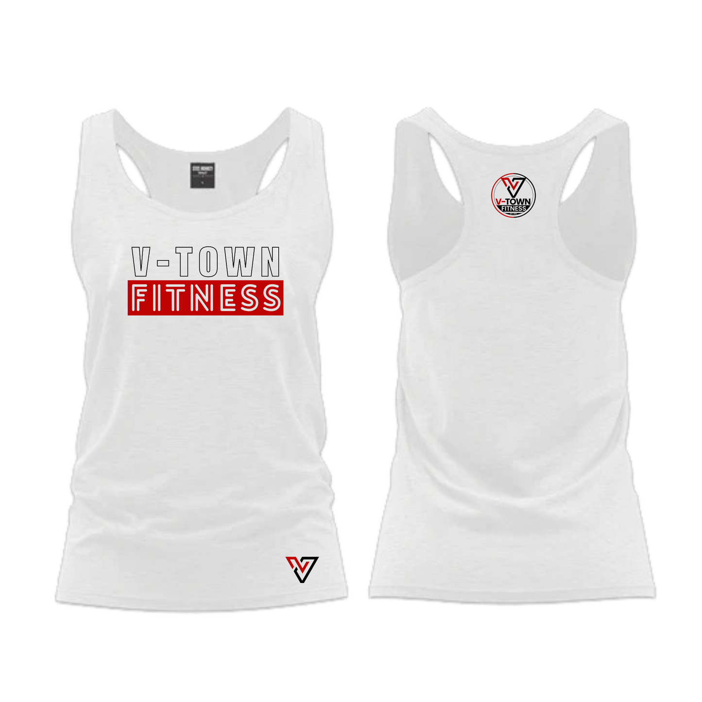 V-Town Fitness - Battle Shirt - Ladies Vest