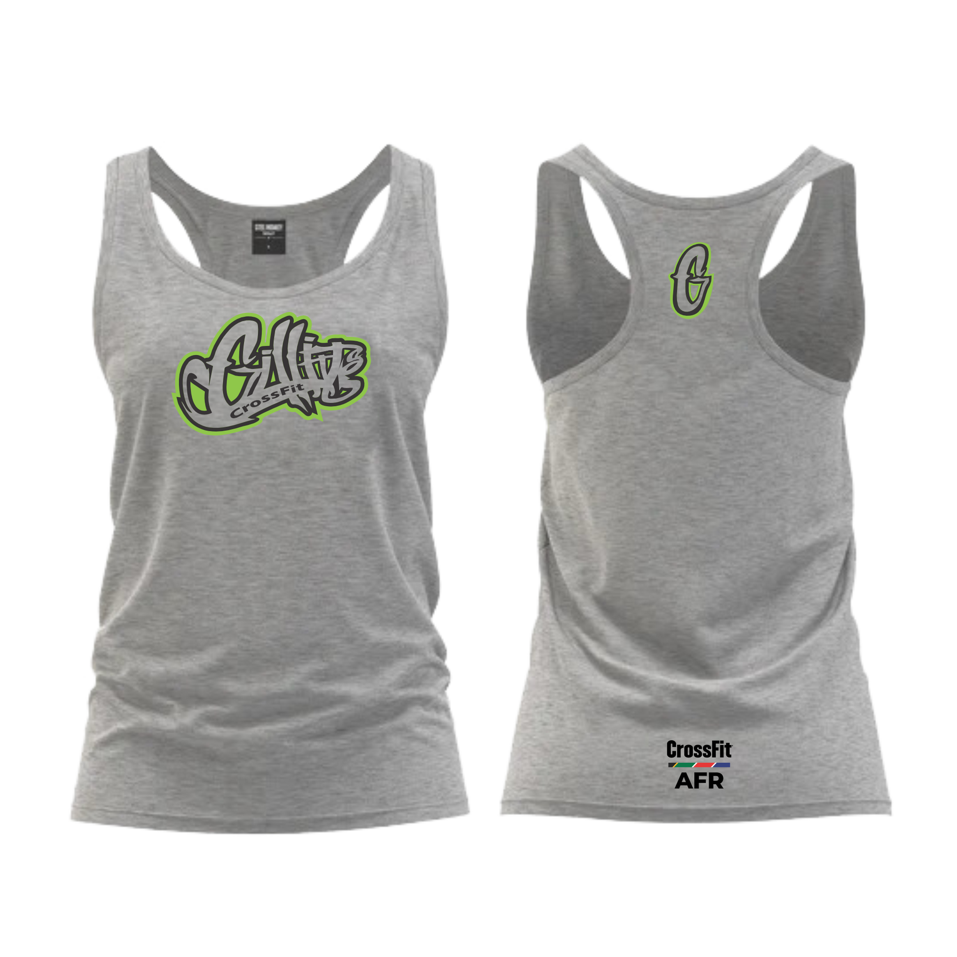 CF Gillitts / CF Africa - Ladies Vest - Crossfit Logo – Steel Monkey ...