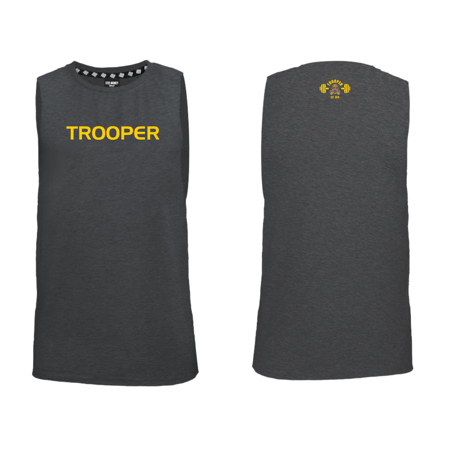 Crossfit Trooper - Muscle Tank - Charcoal