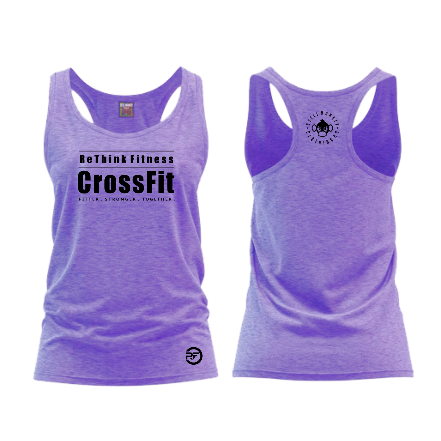 Rethink Fitness Crossfit - Ladies Vest - Indigo