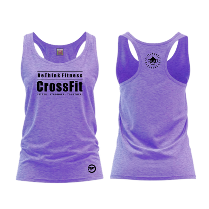 Rethink Fitness Crossfit - Ladies Vest - Indigo