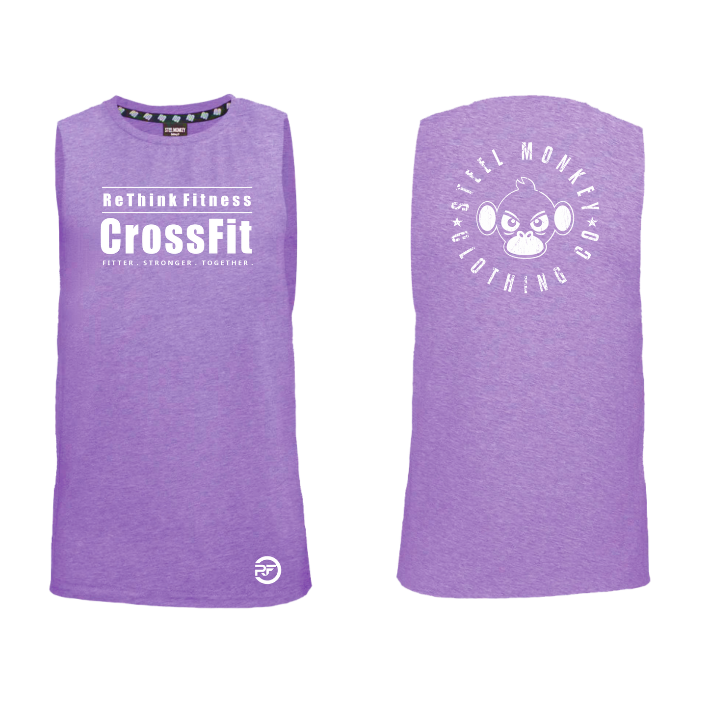 Rethink Fitness Crossfit - Muscle Tanks - Indigo