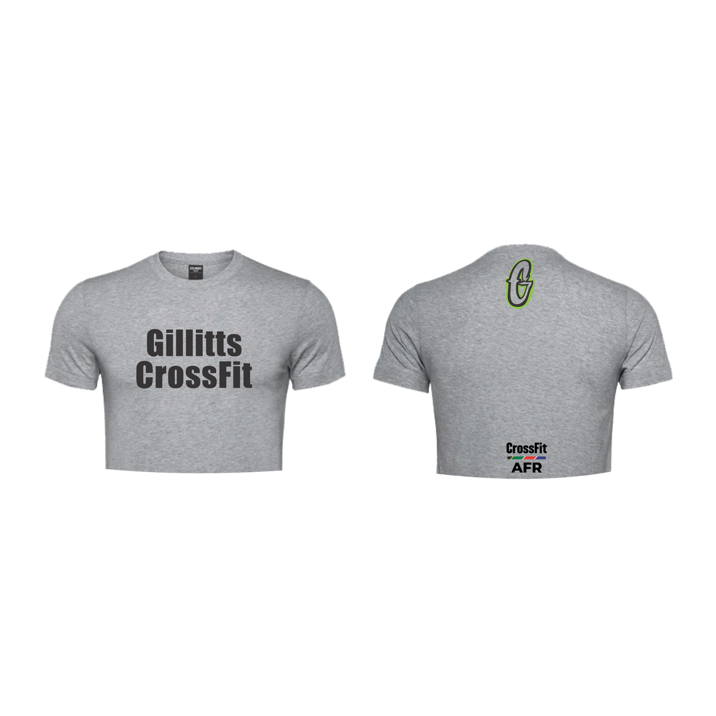 CF Gillitts / CF Africa - Ladies Cropped Tshirts - Crossfit Writing