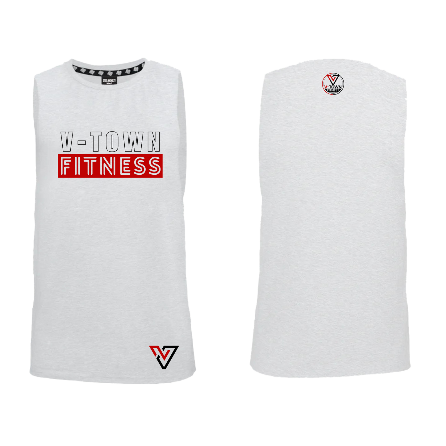 V-Town Fitness - Battle Shirt - Ladies Muscle Tanks