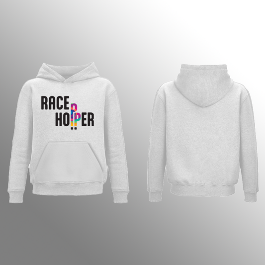 Race Hopper - Hoodie - White