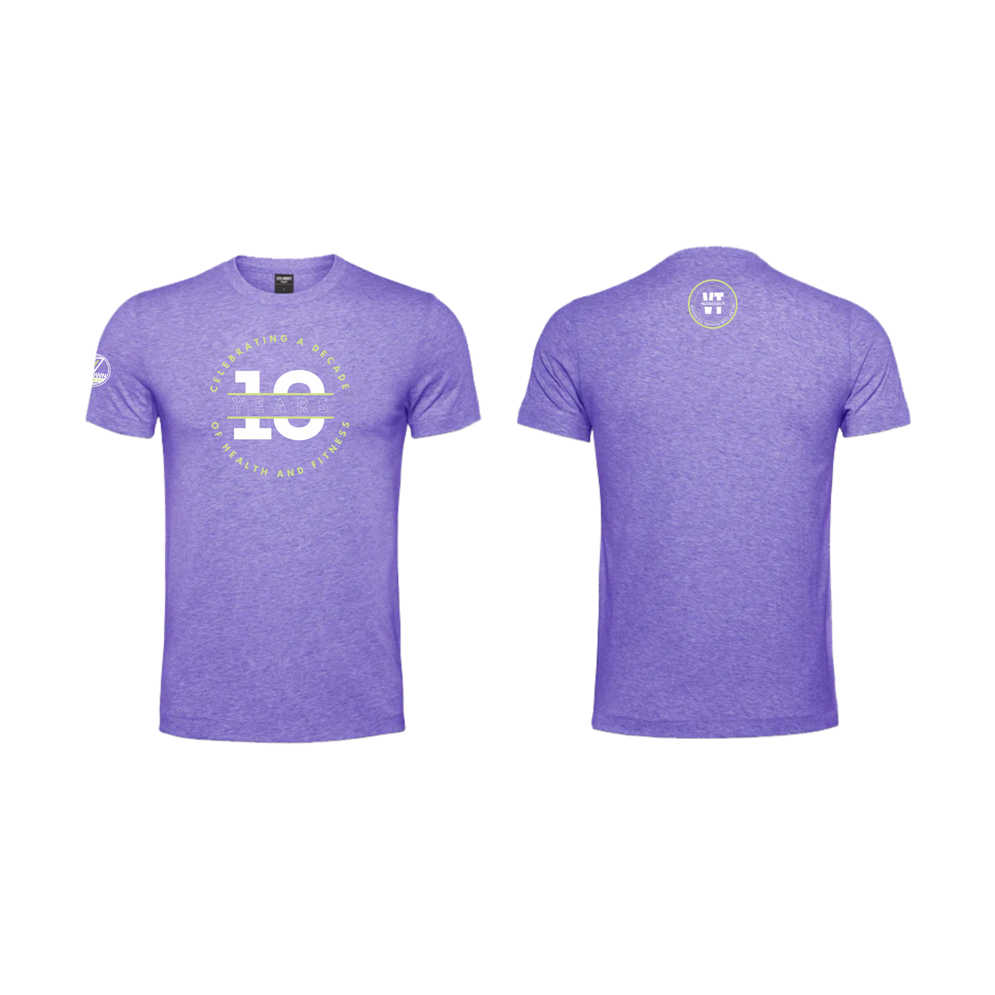 V-Town Fitness - Indigo T-shirt - 10 Years Celebration