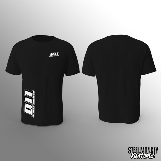 011 - Black - T-Shirt - Cotton - Side
