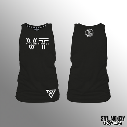 V-Town Fitness - Black - Muscle Tank - Battle