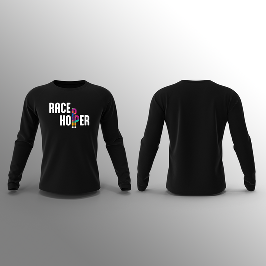 Race Hopper - Long Sleeve - Black