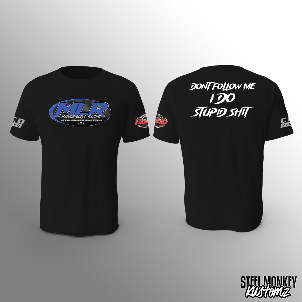 Marius Lloyd Racing - T-Shirt - Black - Stupid Sh!t - Ladies
