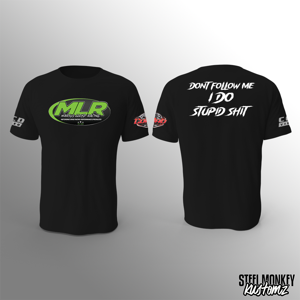 Marius Lloyd Racing - T-Shirt - Black - Stupid Sh!t - Ladies