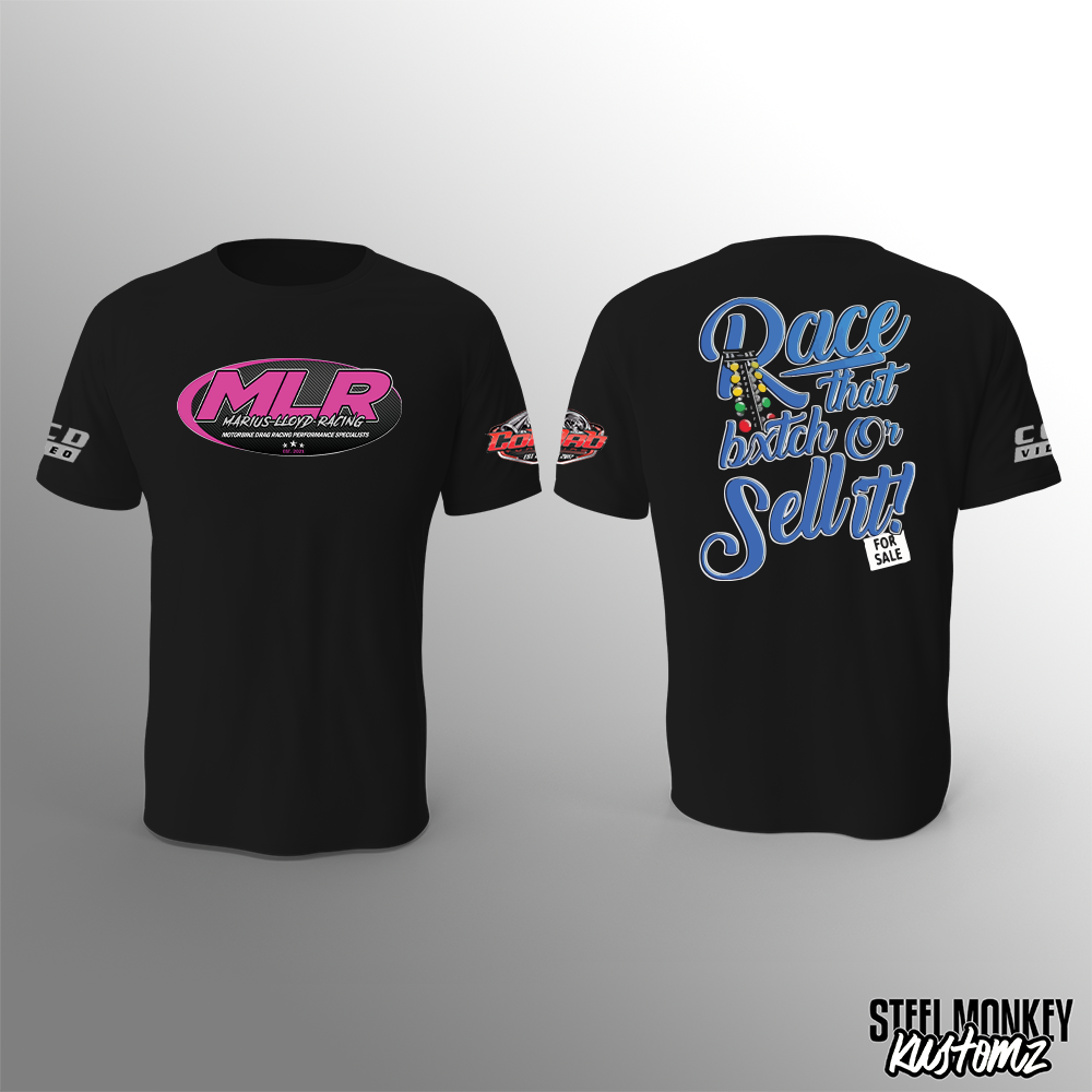 Marius Lloyd Racing - T-Shirt - Black - Race it - Ladies