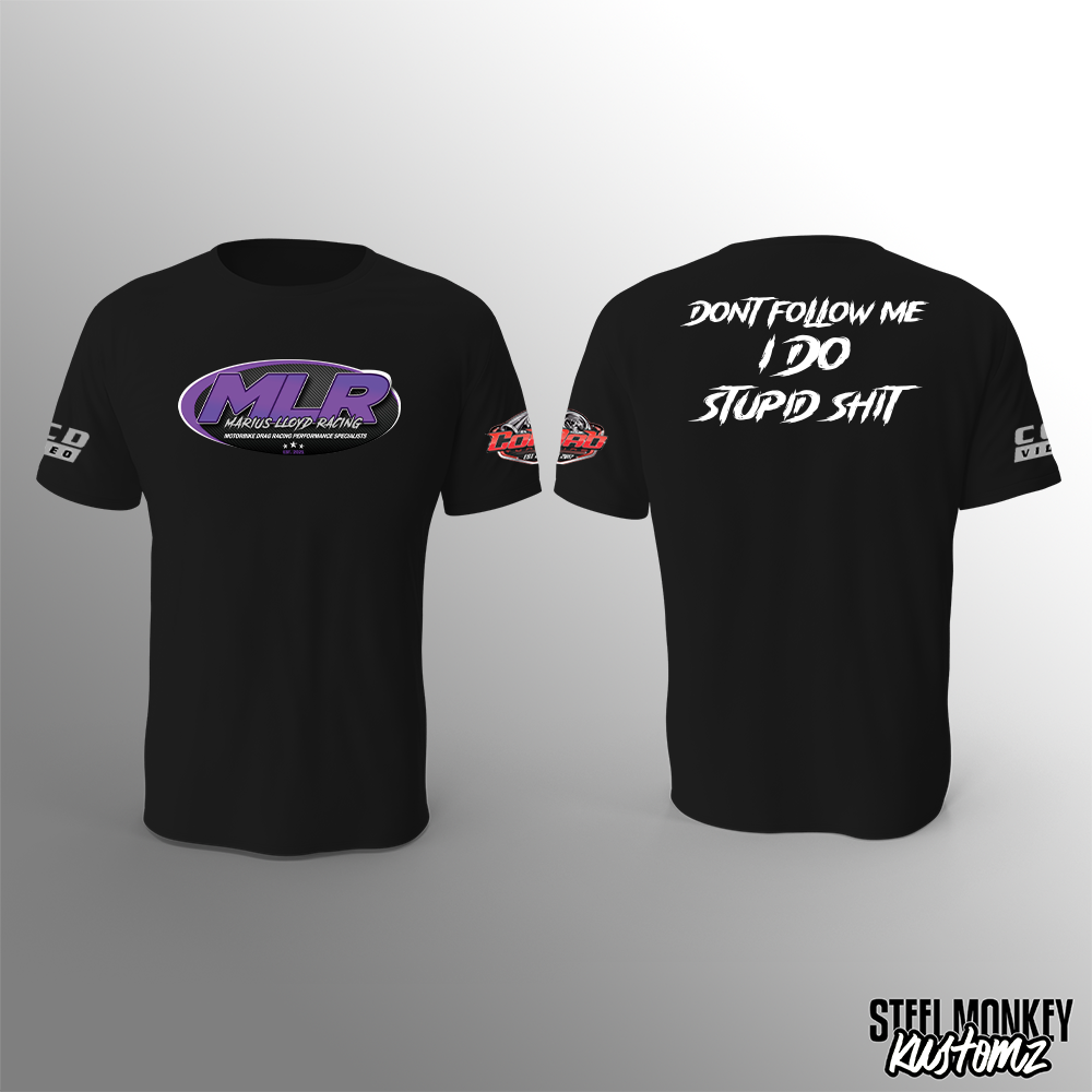 Marius Lloyd Racing - T-Shirt - Black - Stupid Sh!t - Ladies