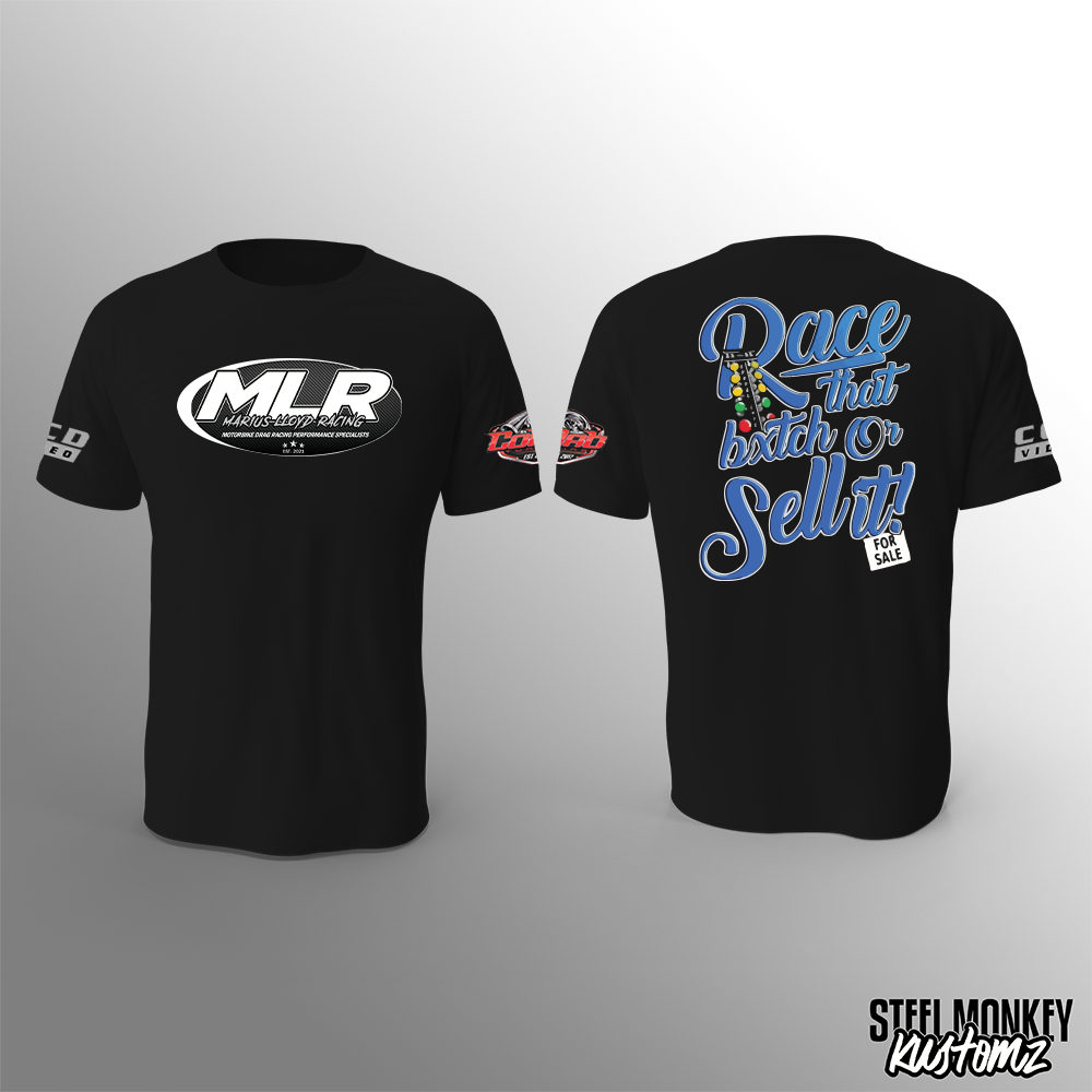 Marius Lloyd Racing - T-Shirt - Black - Race it - Ladies