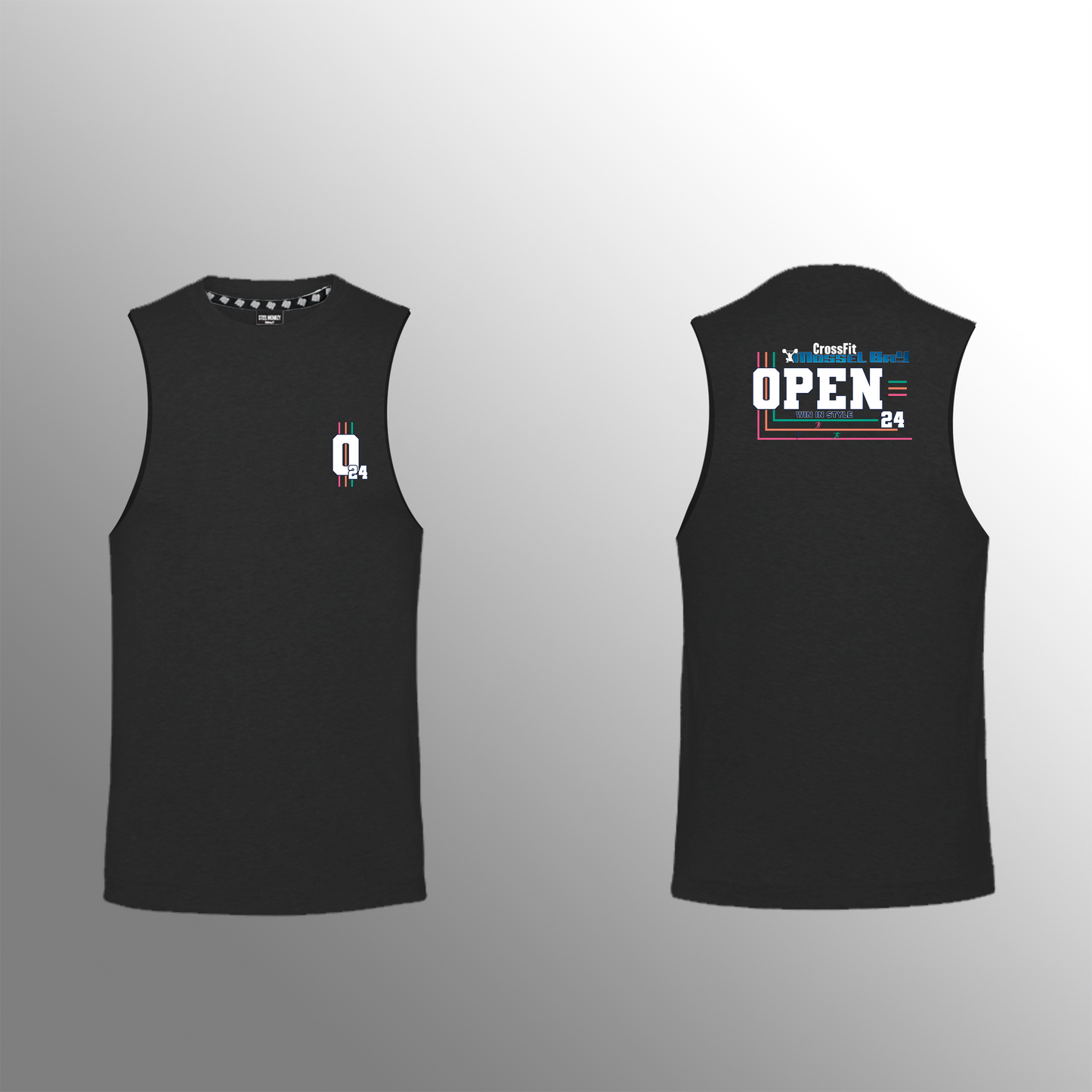 CrossFit Mossel Bay - Muscle Tank - Open24 - Black