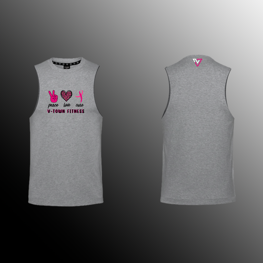 V-Town Fitness - GGRX - Men's Muscle Tank - Grey