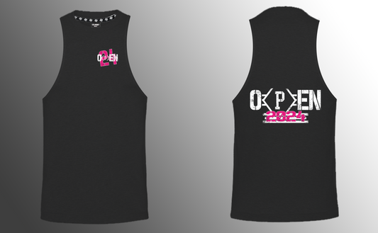 Pure Fitness - Muscle Tank - Open24- Ladies - Pink