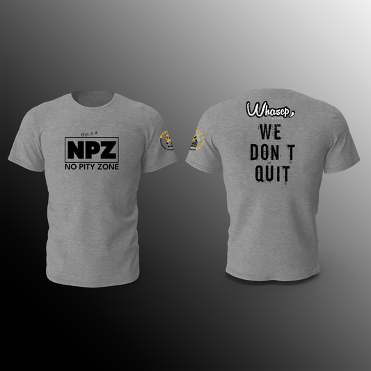 WHASCP Fitness - T-Shirt - Grey - NPZ/WDQ