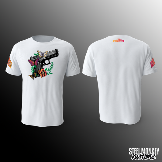 Out There Adventures - White - T-Shirt - Guns n' Roses