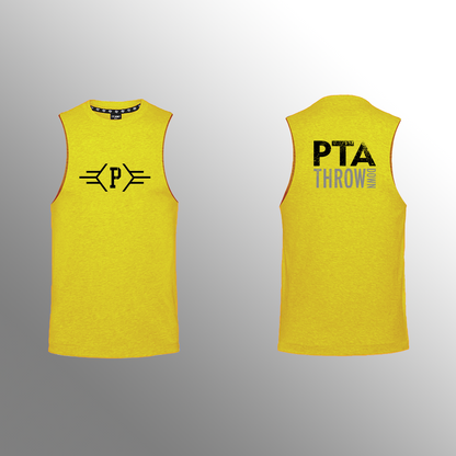 Pure Fitness - Muscle Tank - PTA Throw down - Yellow