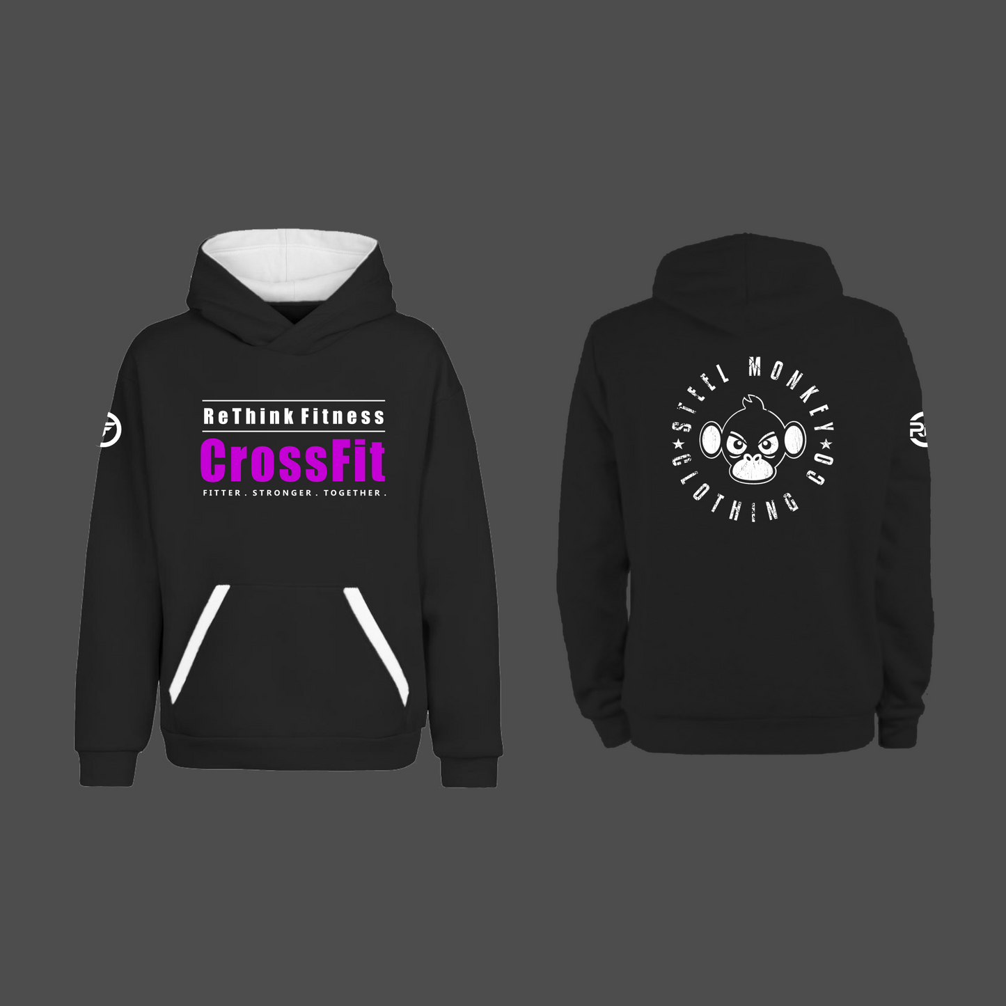 Rethink Fitness Crossfit - Hoodie - Black