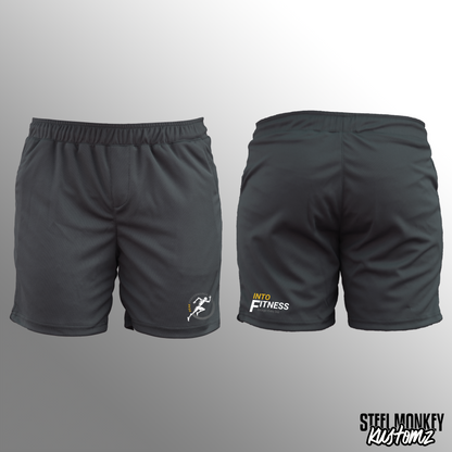 Into Fitness - Shorts - Charcoal - Stronger Every Day